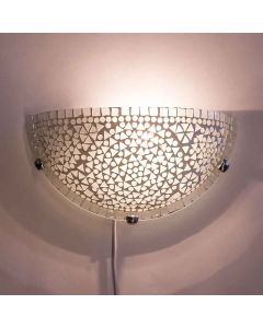Transparent orientalisk vägglampa mosaik, Haja