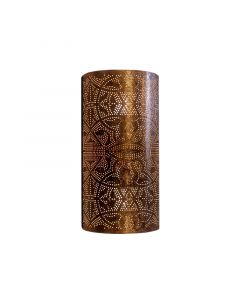 Koppar orientalisk vägglampa filigran, Israe