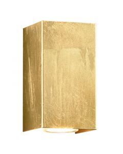 Guld up down vägglampa modern, Adam