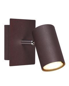 Rostfärgad väggspotlight modern, Kaso
