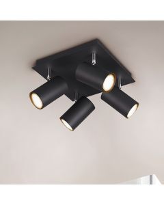 Svart spotlight tak modern, Kaso