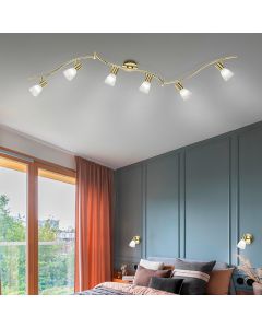 Mässing spotlight tak modern, Gustav
