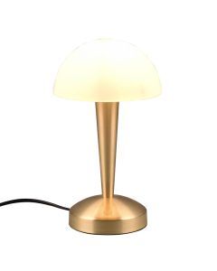 Mässing bordslampa modern, Delila, med beröringsdimmer