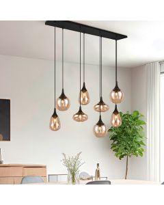 Bärnstensfärgad fönsterlampa design, Sybren