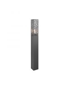 Antracit utelampa modern, Tobias, IP44