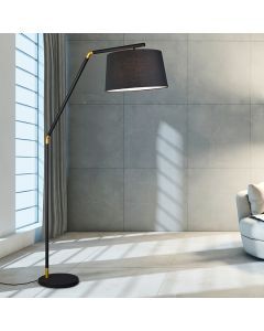 Svart båglampa modern, Lendy, med brytare