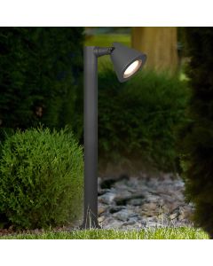 Antracit bordslampa utomhus modern, Yannik, IP44