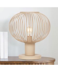 Beige bordslampa industri, Gjalt