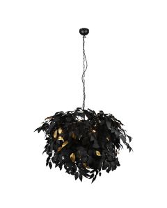 Svart fönsterlampa retro, Urwa