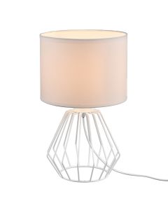 Modern bordslampa vit, Kjell