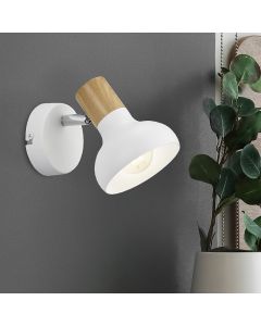 Vit väggspotlight modern, Toos