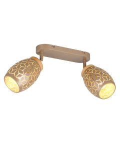 Brun spotlight tak modern, Delana