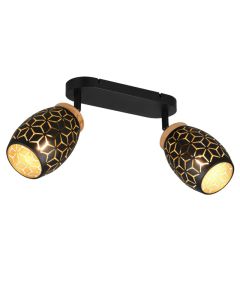 Svart spotlight tak modern, Delana