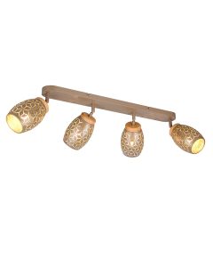 Brun spotlight tak modern, Delana