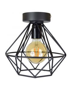 Industri taklampa svart, Merlon