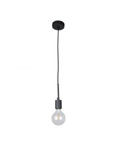 Industri fönsterlampa utan skärm svart, Bolb