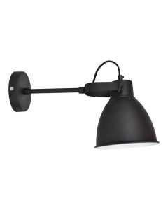 Industri vägglampa svart, Locker