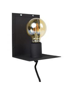 Industri vägglampa svart, Ferial