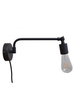 Industri vägglampa svart, Orloni