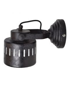 Industri vägglampa svart, Yzak