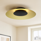Modern plafond guld, Denyse, 15W, 3000K LED