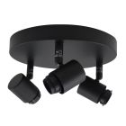 Aluminium täckbricka svart, Rika