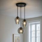 Design fönsterlampa grå, Lazaro