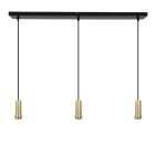 Aluminium fönsterlampa utan skärm guld, Rika