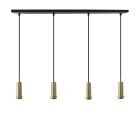 Aluminium fönsterlampa utan skärm guld, Rika