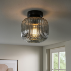 Retro taklampa grå, Charlois