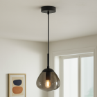Design fönsterlampa grå, Sedef