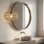 Rotting fönsterlampa badrum brun, Emilio, IP44