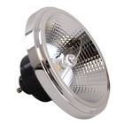 Olucia GU10 (AR111) LED lampa Clint, svart, 6W, 2700K