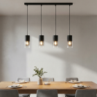 Modern fönsterlampa svart, Huy