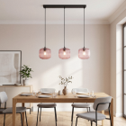 Design fönsterlampa rosa, Charlois