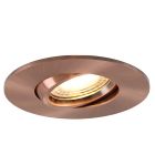 Modern infälld spotlight badrum koppar, Jill, IP65
