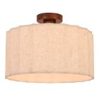 Rustik taklampa beige, Loulou