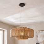Japandi fönsterlampa brun, Selena