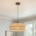 Bambu fönsterlampa brun, Jennifer