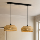 Bambu fönsterlampa brun, Jennifer