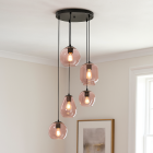 Modern fönsterlampa rosa, Caia