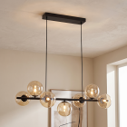 Design fönsterlampa bärnstensfärgad, Remo