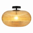 Design taklampa badrum bärnstensfärgad, Elliot, IP44