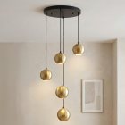 Modern fönsterlampa mässing, Matea