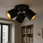 Svart spotlight tak modern, Koge