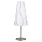 Plast bordslampa vit, Nayra