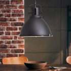 Industri fönsterlampa svart, Alexi
