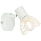 Modern vägglampa vit, Aina