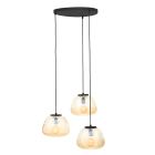 Retro fönsterlampa bärnstensfärgad, Neha