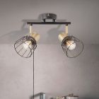 Retro spotlight tak mässing, Luitzen